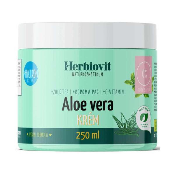 Crema hidratanta vegana cu aloe vera Herbiovit 250 ml