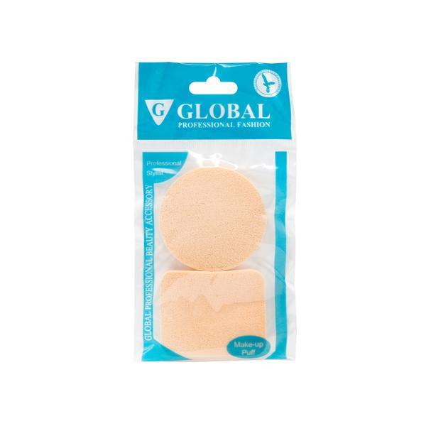 Burete make-up pentru fond de ten Global Fashion, set 2 buc