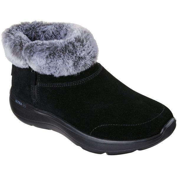 Ghete femei Skechers On-the-go Encore - Snow-cappe 144848-BKGY, 41, Negru