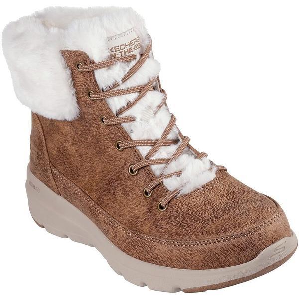 Ghete femei Skechers Glacial Ultra - Wonderland 144202-CSNT, 38, Maro