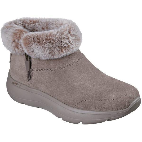 Ghete femei Skechers On-the-go Encore - Snow-cappe 144848-DKTP, 36, Gri