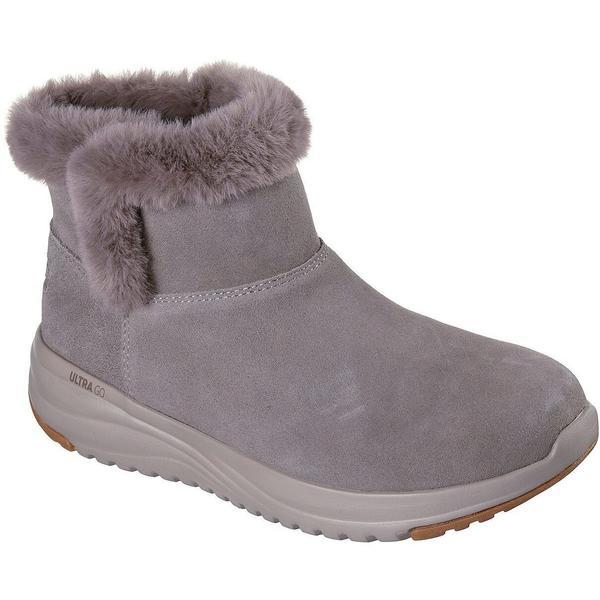 Ghete femei Skechers On-the-go Stellar - Cozy Step 144775-DKTP, 36, Gri