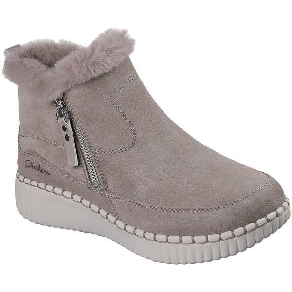 Ghete femei Skechers Wilshire Blvd - Fresh Zip 168108-TPE, 37, Gri