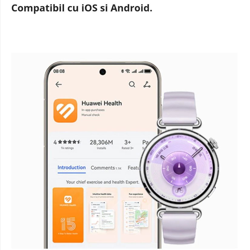 Vand Huawei Watch GT 6 , 41 mm , dama