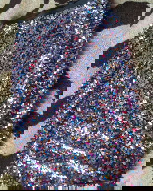 fusta cu paiete colorate H&M S