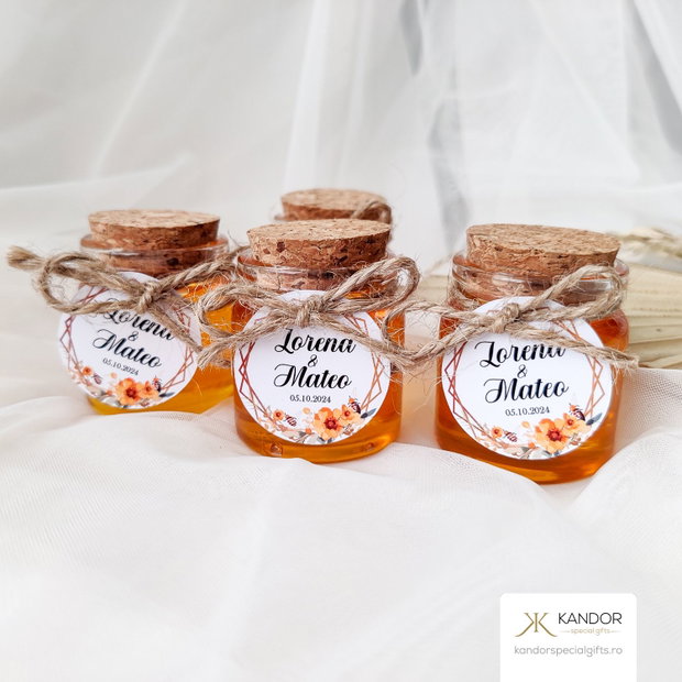 Mărturii nuntă "borcănașe cu răsfăț", Kandor Special Gifts