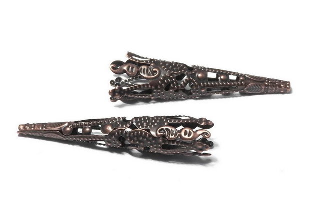 Capacel metalic, cupru, 41x8 mm