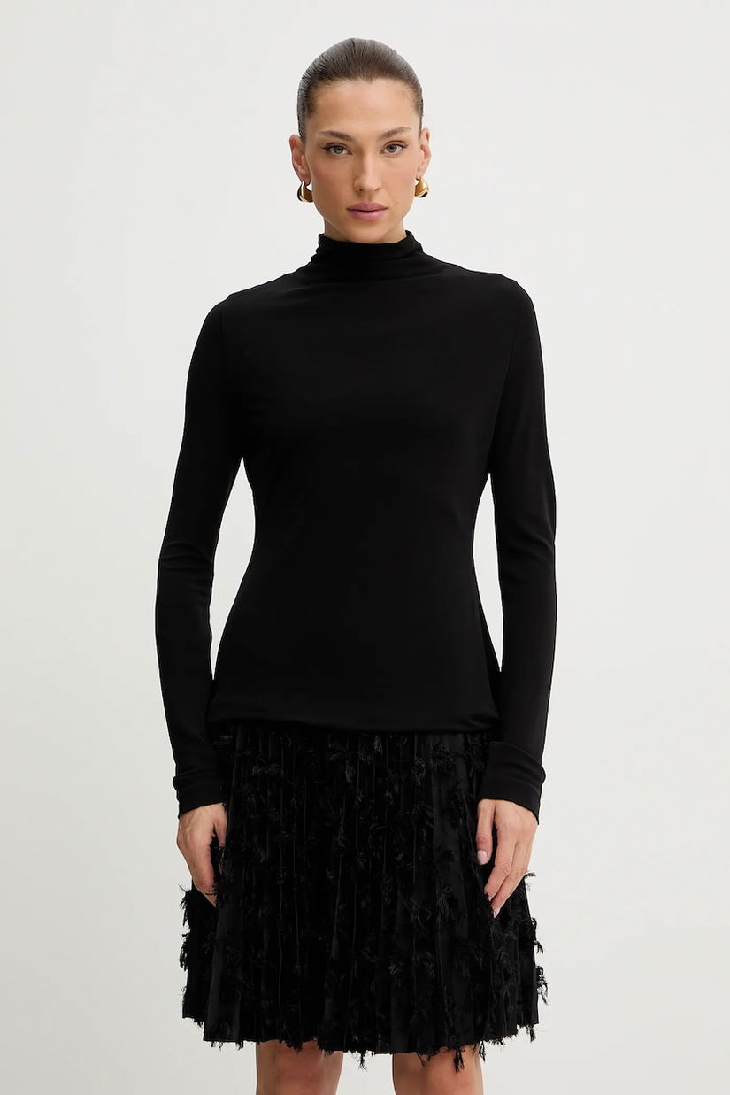 BOSS rochie culoarea negru, mini, evazati, 50548115