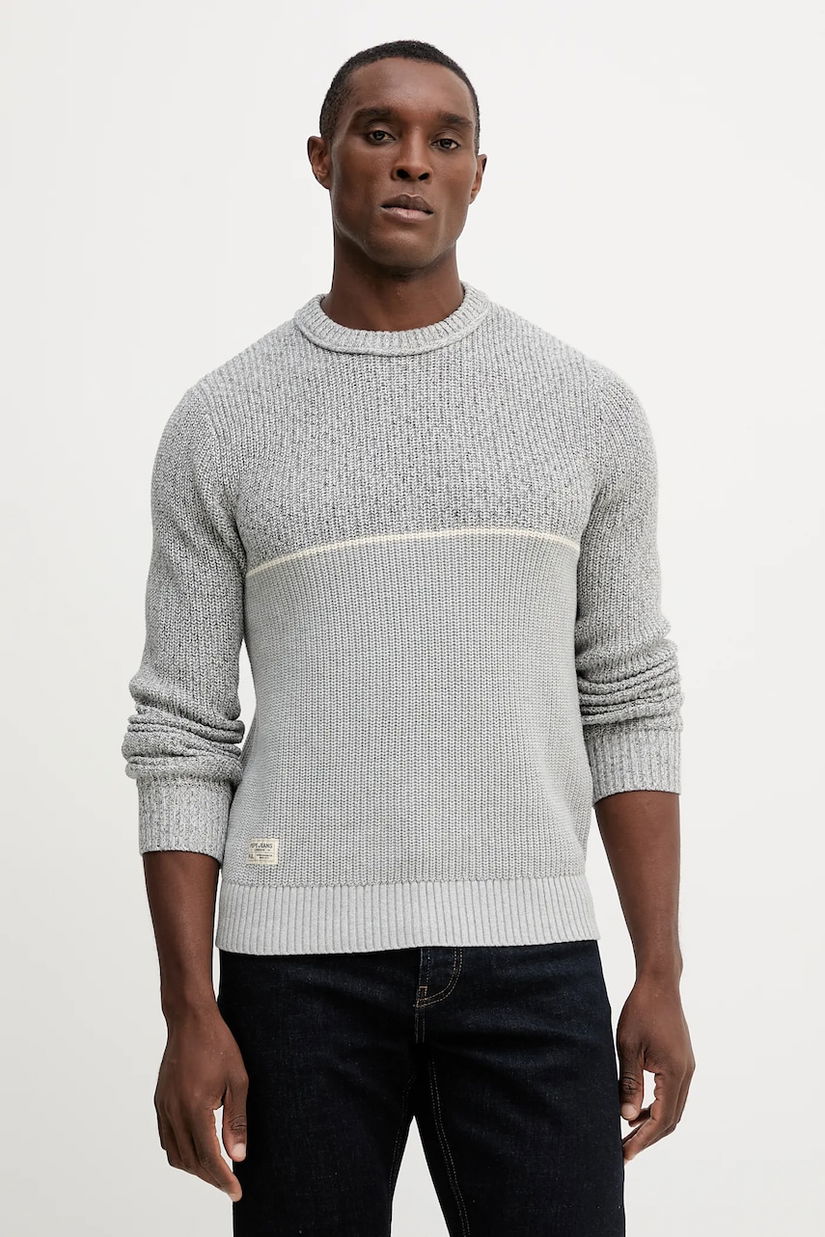 Pepe Jeans pulover de bumbac culoarea gri, călduros, PM7000019