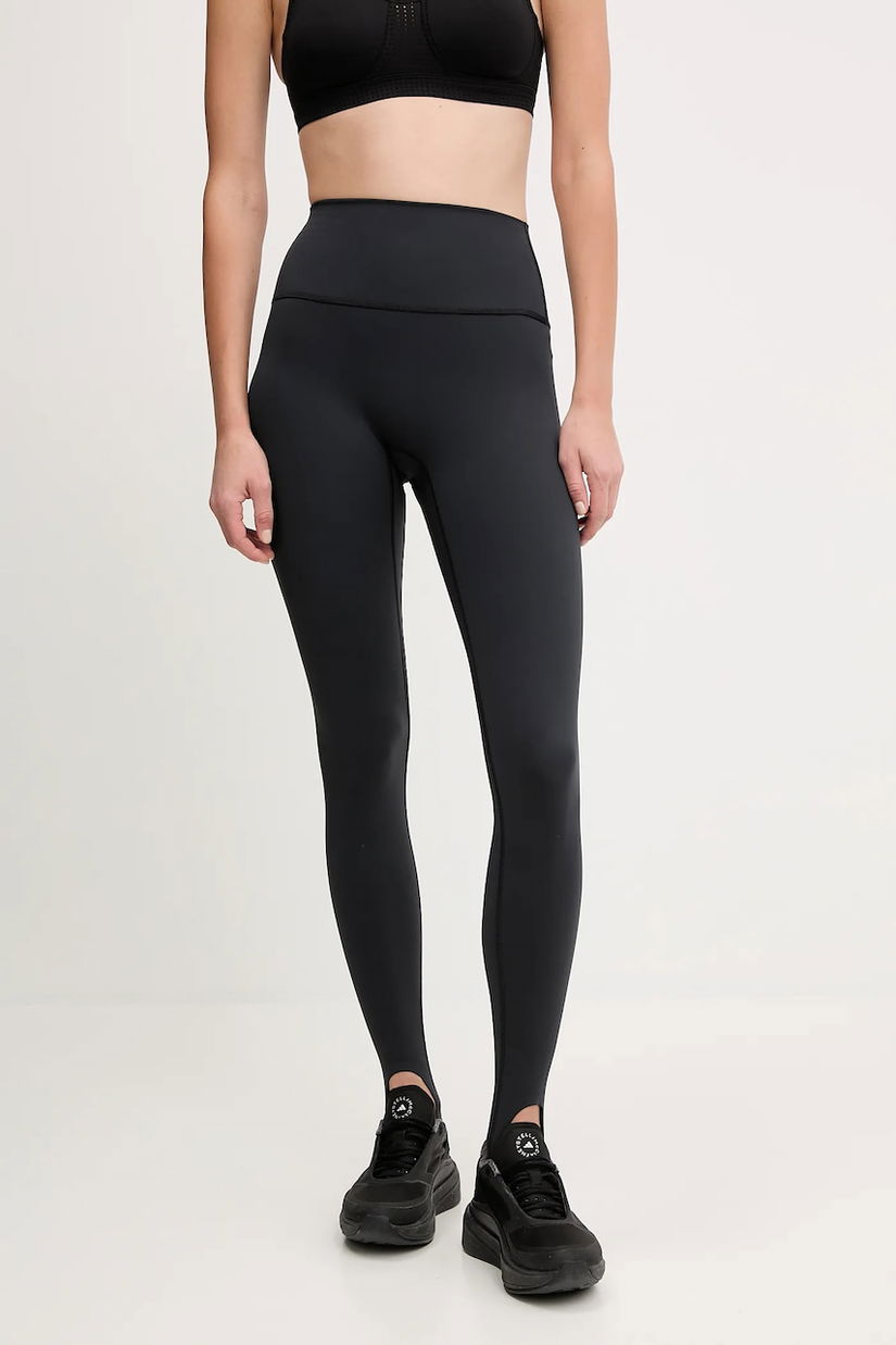 New Balance leggins de antrenament culoarea negru, uni, WP53168BK