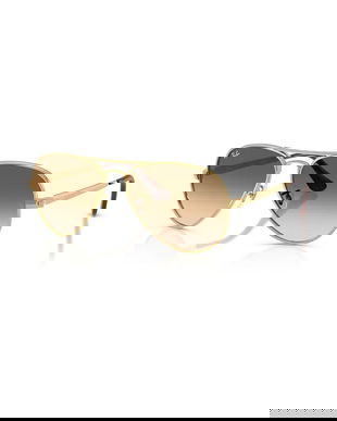 Ray-Ban ochelari de soare culoarea auriu, 0RB3925