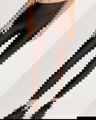 Under Armour leggins de antrenament Motion culoarea maro, uni, 6007094