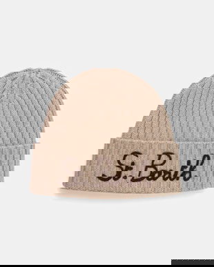 MC2 Saint Barth căciulă de lână culoarea negru, WENG001