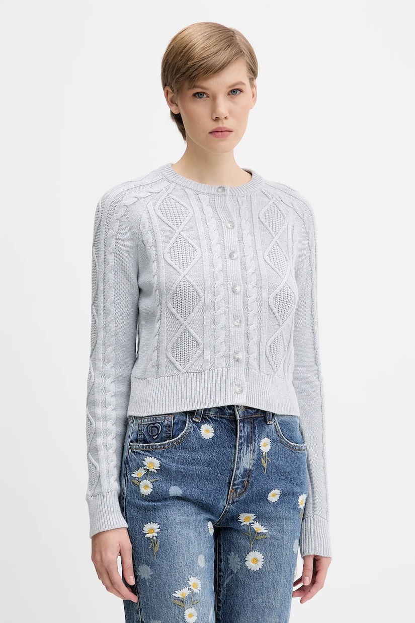 Abercrombie & Fitch cardigan culoarea gri, KI150-5308-112