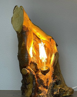 Lampa Lemn Natural