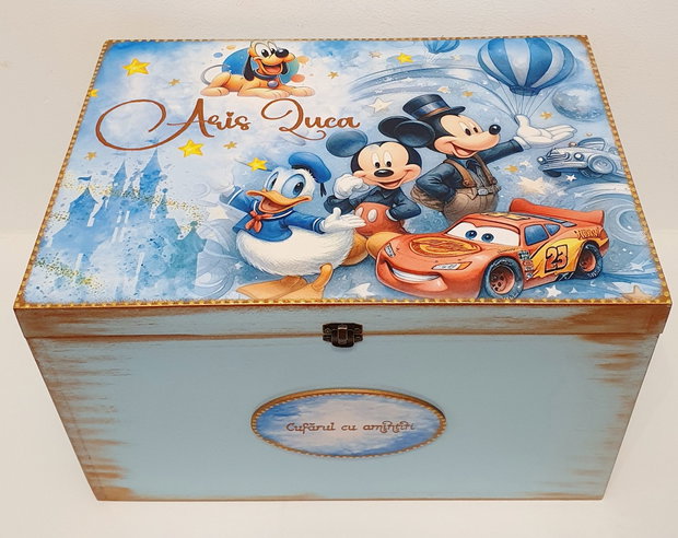 Set personalizat pentru taierea motului / 1 an, Mickey, Cars, Disney