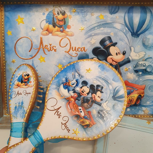 Set personalizat pentru taierea motului / 1 an, Mickey, Cars, Disney