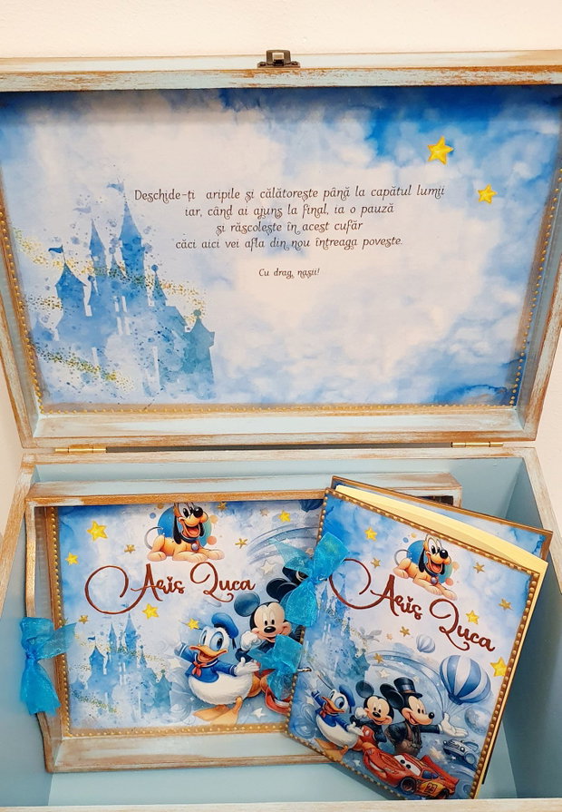 Set personalizat pentru taierea motului / 1 an, Mickey, Cars, Disney