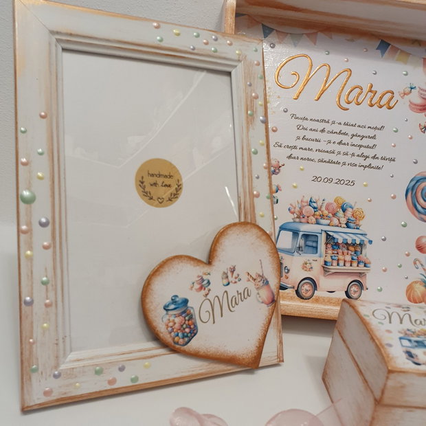 Set personalizat pentru taierea motului / 1 an, Dulciuri