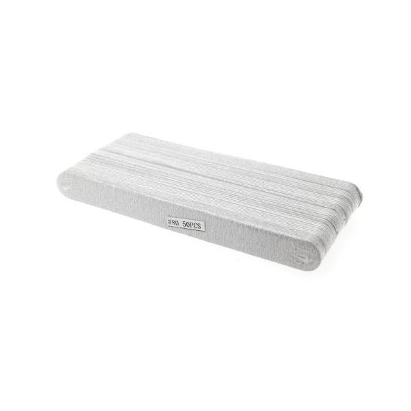 Set 50 rezerve pile pentru baza metalica, Global Fashion, granulatie 80