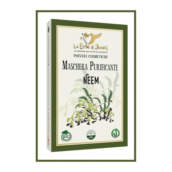 Masca de fata purificatoare cu neem,  - Erbe di Janas, 100 ml