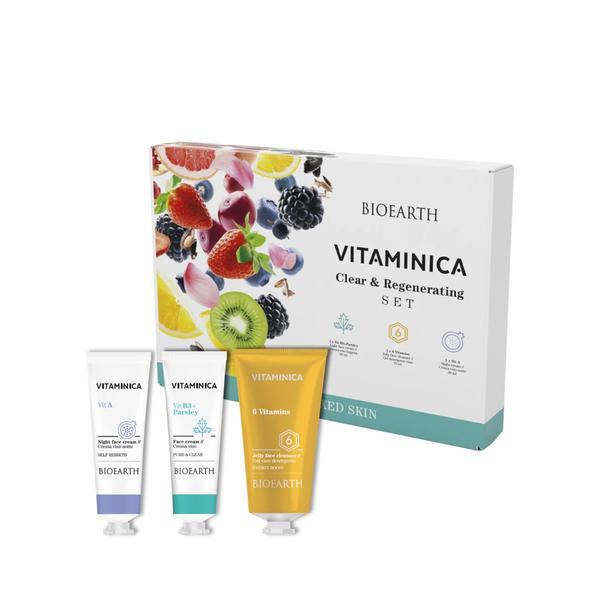 Set cosmetice ten mixt, impur Clear &amp; Regenerating Vitaminica - Bioearth