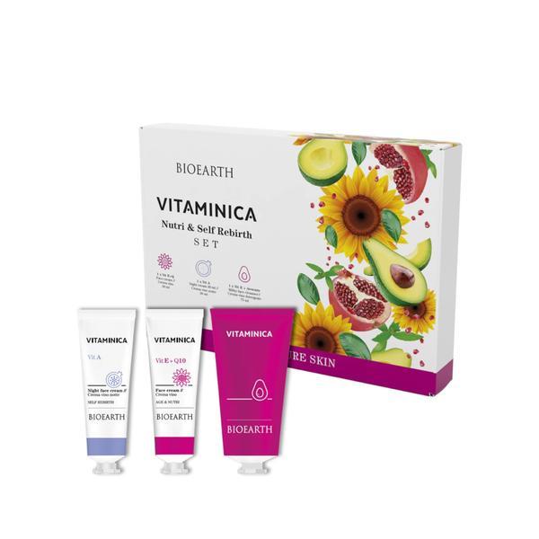 Set cosmetice ten uscat, matur Nutri &amp; Self Rebirth Vitaminica - Bioearth