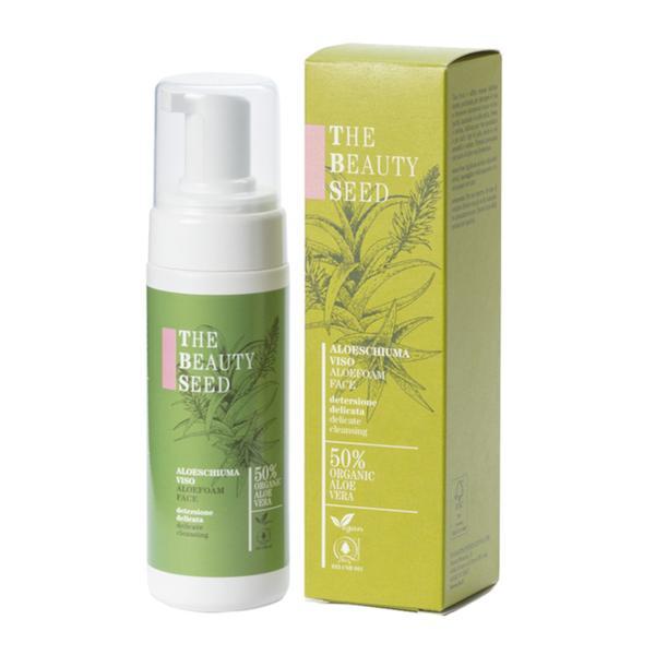 Spuma demachianta cu aloe si galbenele, 150ml - The Beauty Seed Bioearth