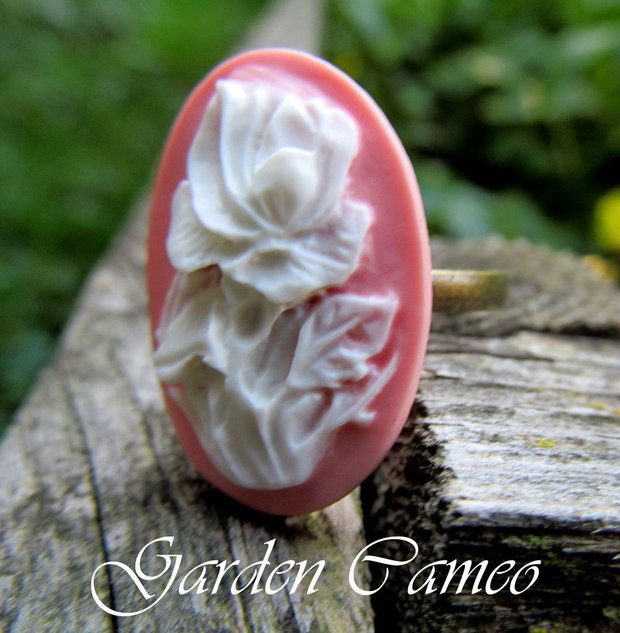 Inel reglabil GARDEN CAMEO