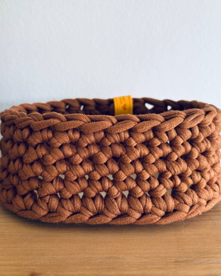 Coș croșetat