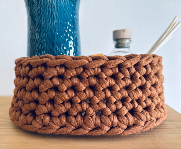 Coș croșetat