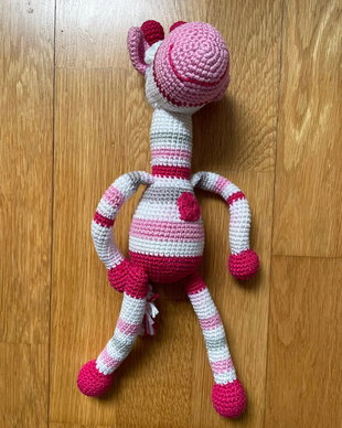 Amigurumi, zebra Zurli, jucarie crosetata