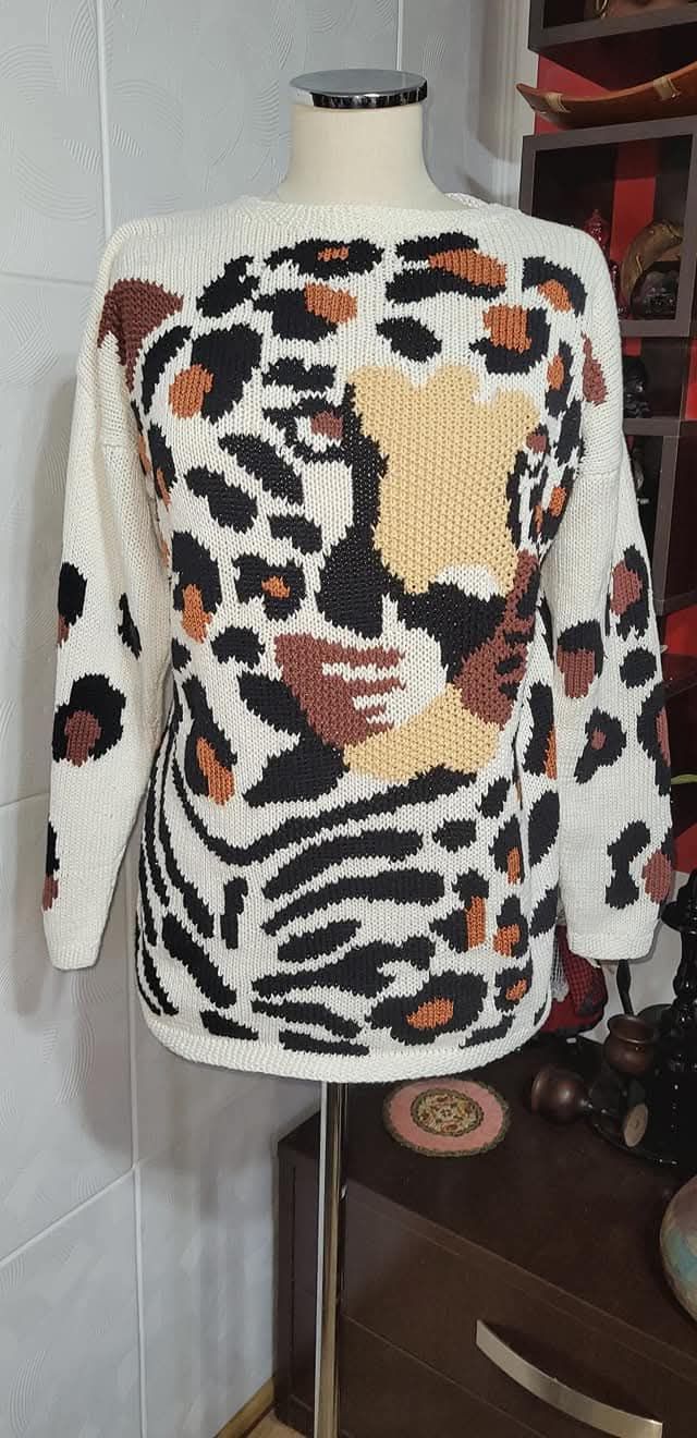 Pulover vintage bumbac