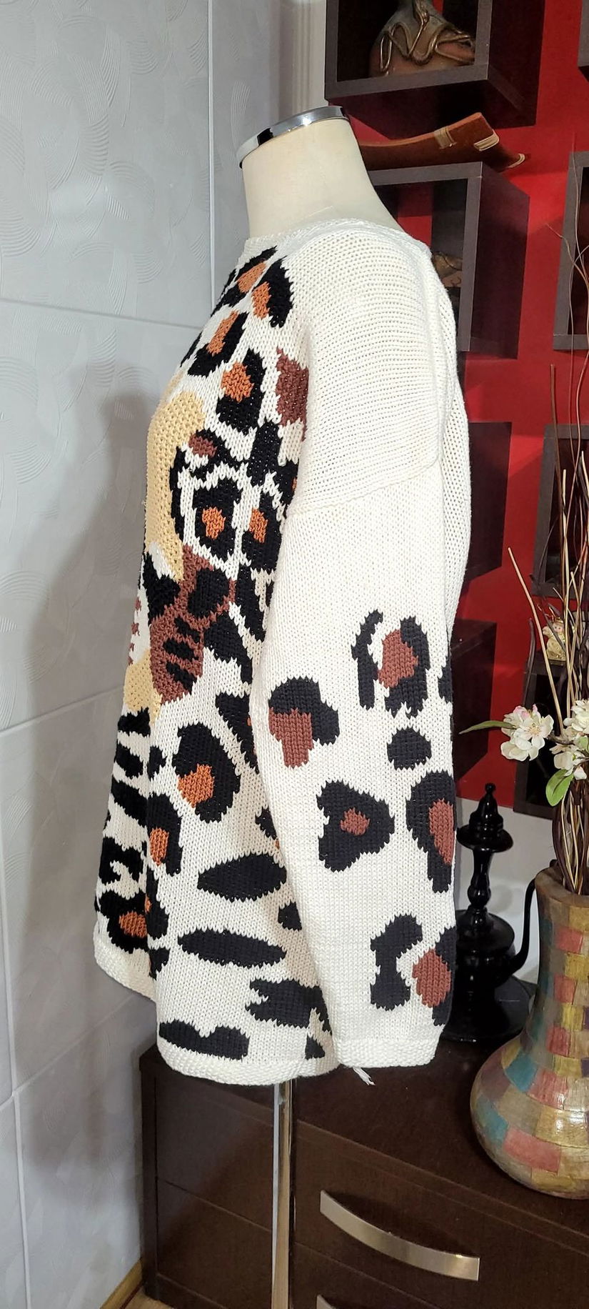 Pulover vintage bumbac