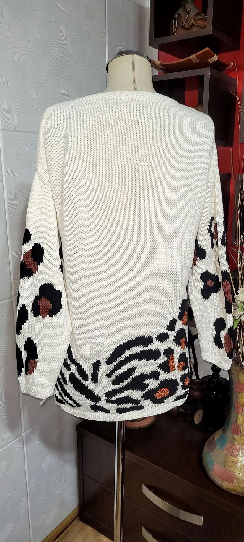 Pulover vintage bumbac