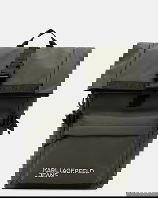 Karl Lagerfeld Jeans rucsac culoarea negru, mare, uni, A3M30246