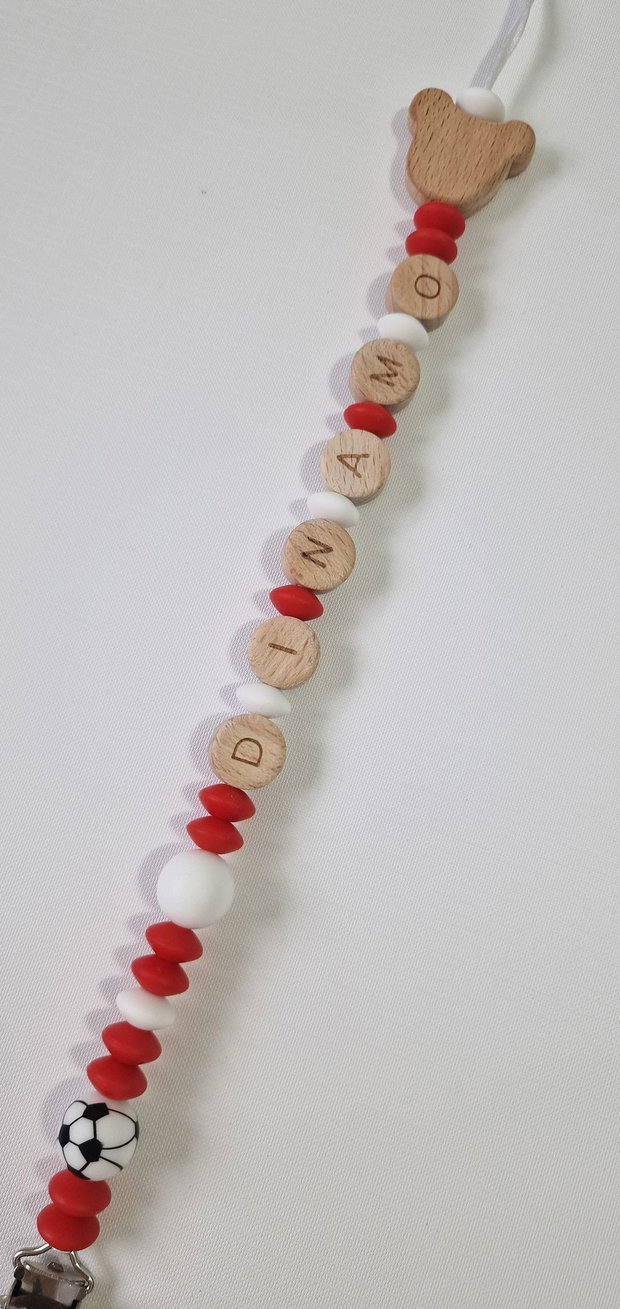 Lanț suzetă handmade ChupeteLuv, silicon alimentar, personalizat, bebeluși 0+
