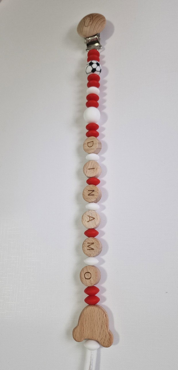 Lanț suzetă handmade ChupeteLuv, silicon alimentar, personalizat, bebeluși 0+