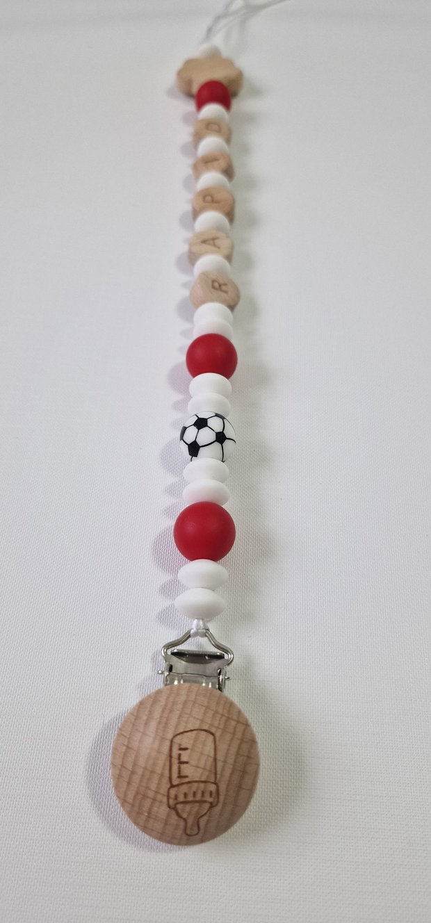 Lanț suzetă handmade ChupeteLuv, silicon alimentar, personalizat, bebeluși 0+