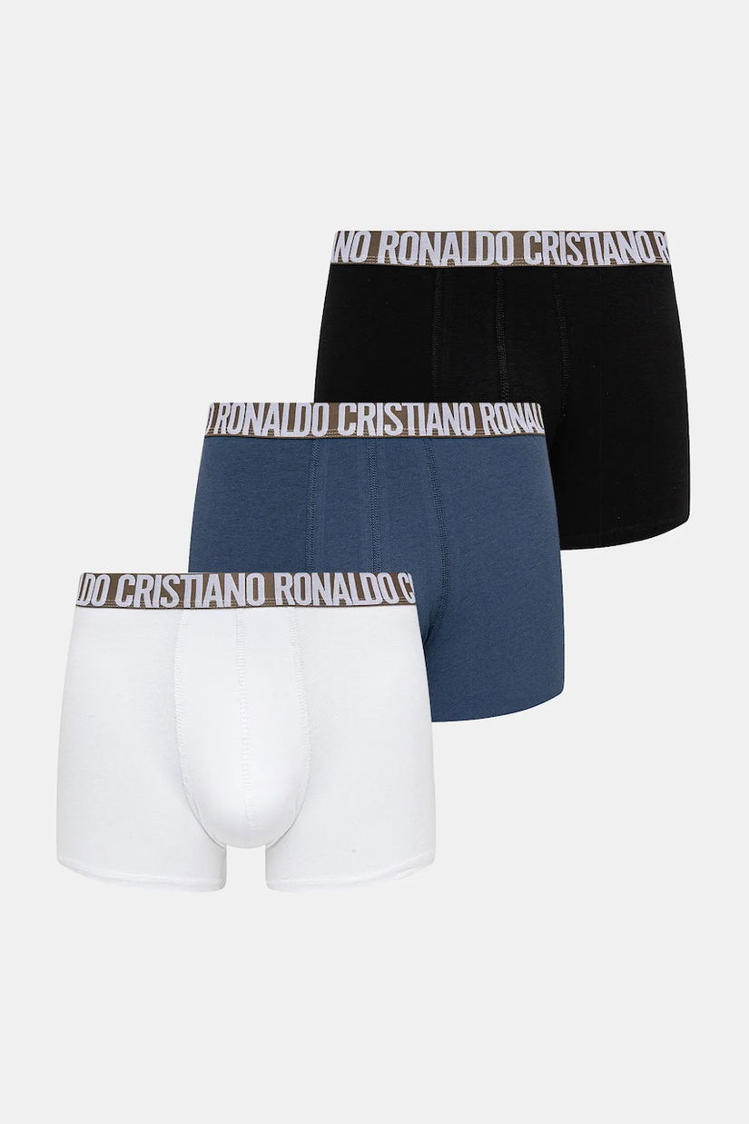 CR7 Cristiano Ronaldo boxeri de bumbac 3-pack culoarea verde, 8100-4900-2764