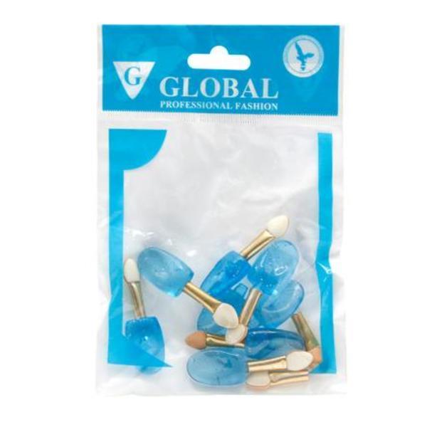 Set 8 aplicatoare fard de pleoape Global Fashion - Blue