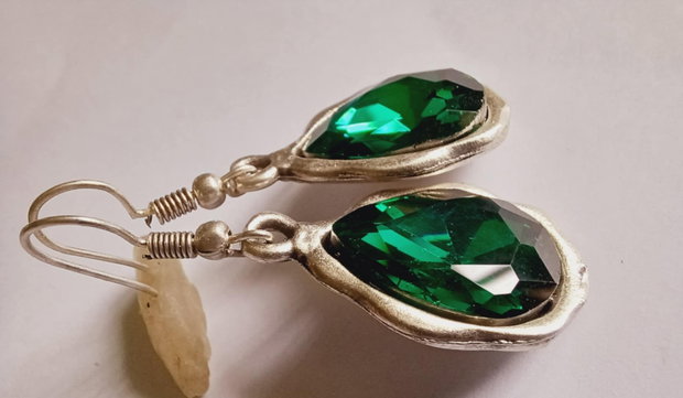 Green - Cristale Bohemia - zamac