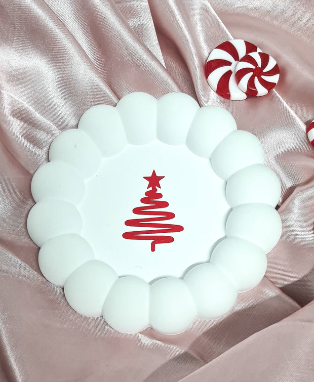 Decor tavita ceramica cu bradut