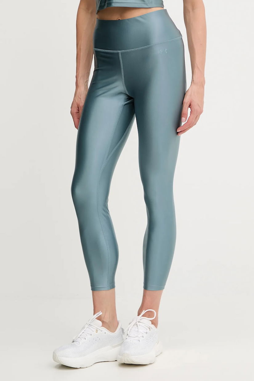 Under Armour leggins de antrenament Motion culoarea verde, uni, 6007094
