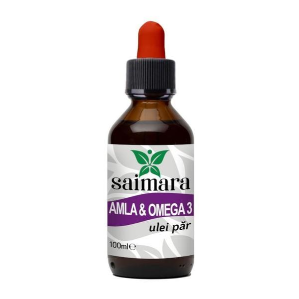 Ulei de par Amla &amp; Omega 3, - Saimara, 100 ml