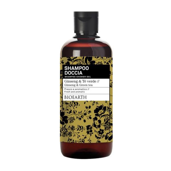 Sampon si gel de dus Ginseng si Ceai Verde, - Family Bioearth, 500 ml