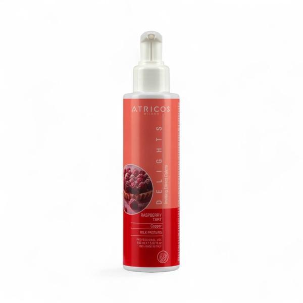 Vopsea Pigment Profesională Atricos Inviting Direct Color Delights - Raspberry Tart Nuanță Cupru, 150 ml