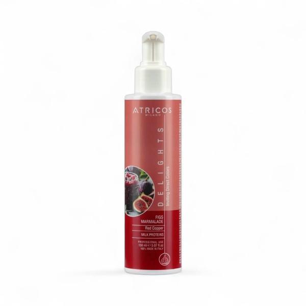 Vopsea Pigment Profesională Atricos Inviting Direct Color Delights - Nuanță Figs Marmalade ( Roșu Cupru ), 150 ml