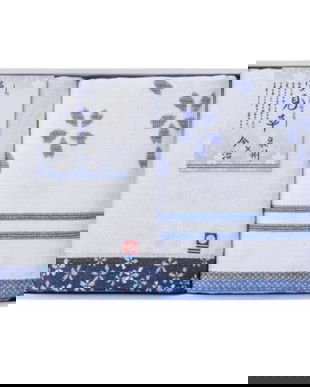 Set cadou prosoape Imabari - 100 % bumbac premium, 1 prosop de față, 1 prosop de mâini, fabricat în Japonia