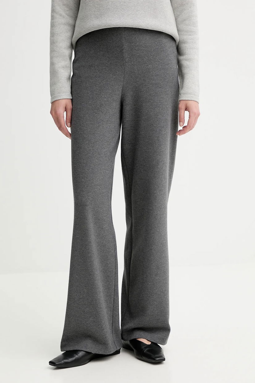 Marc O'Polo pantaloni culoarea gri, drept, high waist, M10303219055